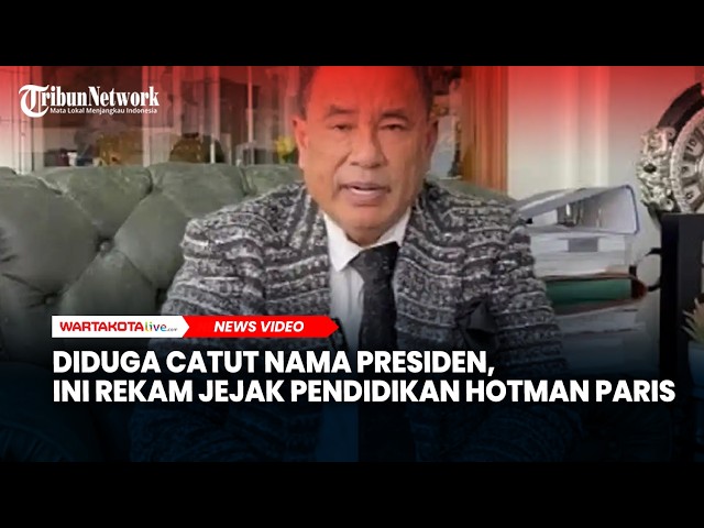 Diduga Catut Nama Presiden, Ini Rekam Jejak Pendidikan Hotman Paris
