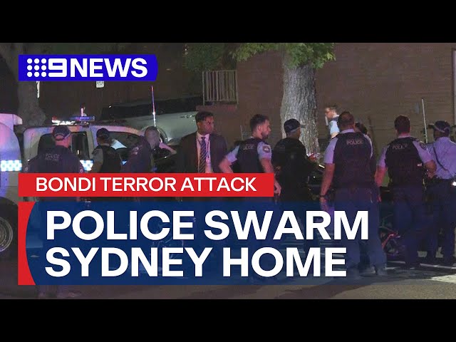 Bondi Terror: Police converge on home in Sydney's west | 9 News Australia