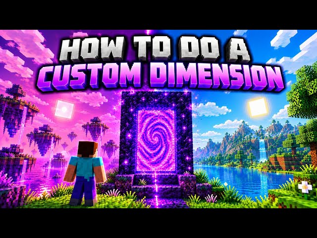 How to Make a REAL Custom Dimension in Minecraft Bedrock! 🌌