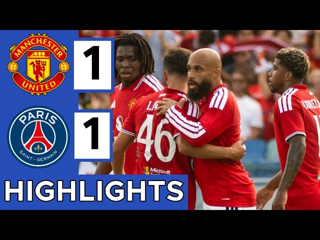 🔴Manchester United vs PSG (1-1) Extended HIGHLIGHTS | Pre-Season Friendly