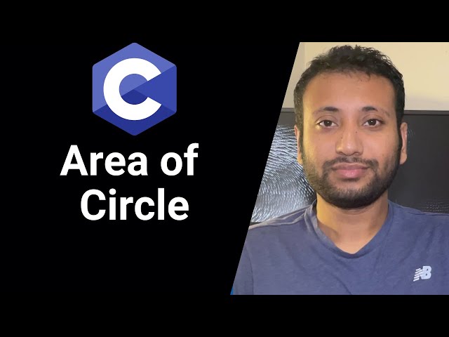 C programming Bangla Tutorial 5.46 : C program to calculate the area of ​​a circle