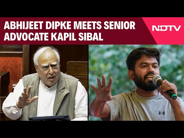 CJP Protest | Cockroach Janata Party Founder Abhijeet Dipke Meets Senior Advocate Kapil Sibal