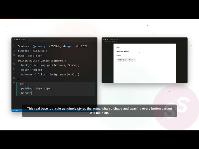 Sass Series: Demo: Complete Button & Card System