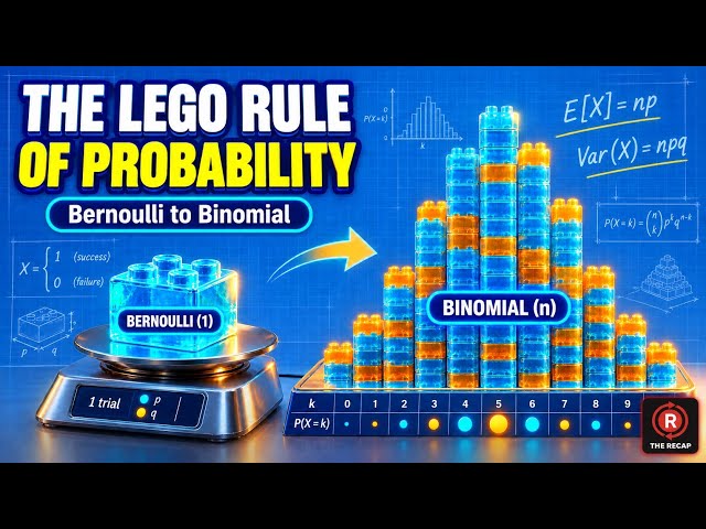 Bernoulli vs. Binomial Distribution: From 1 Coin to N Trials