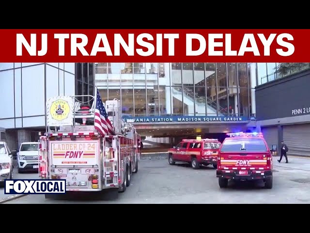 NJ Transit delays reach 60 minutes at NY Penn Station due to wire issues