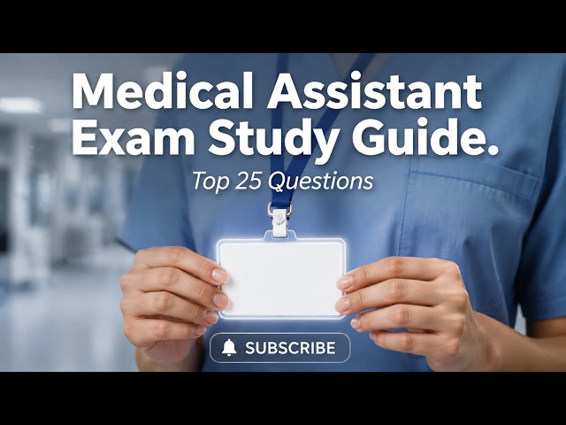 Medical Assistant Exam Study Guide | CCMA & CMA Full Practice Walkthrough #medicalaspirants #ccma