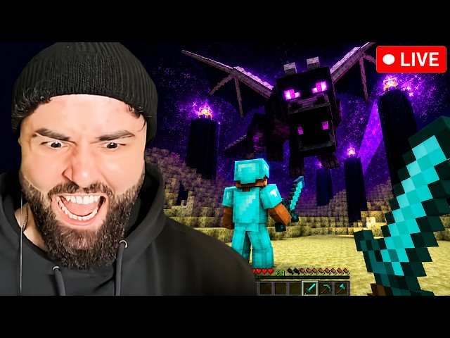🔴TRYING TO BEAT MINECRAFT FOR THE 1ST TIME ⛏️ DAY 14 (HELP ME)