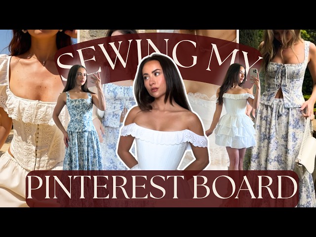 Sewing my Spring Pinterest Board 🌸 || 2026