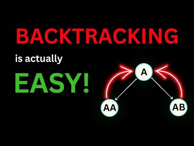 Backtracking was HARD until I learned it this way | Backtracking tutorial
