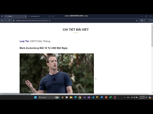 Code đồ án Website tin tức bằng PHP & MySQL + Full báo cáo