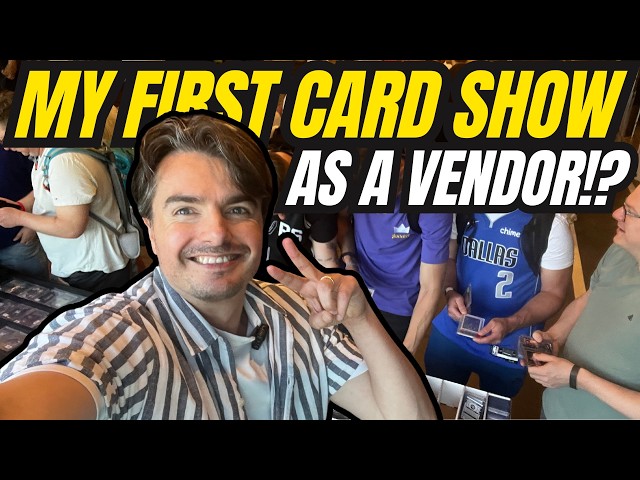 THE WORST VENDOR POV you will ever see... But I had SO MUCH FUN at the Amsterdam Card Show!