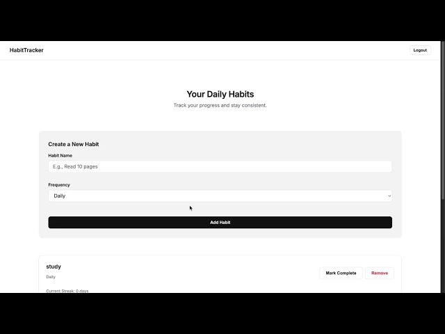 🎥 Redux Toolkit Mini Hackathon | Learn Redux Toolkit from Scratch | Habit Tracker Project