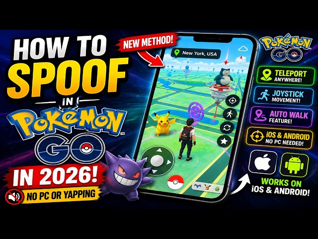 How To Spoof In Pokemon Go In 2026! No PC Or Yapping (iOS & Android)