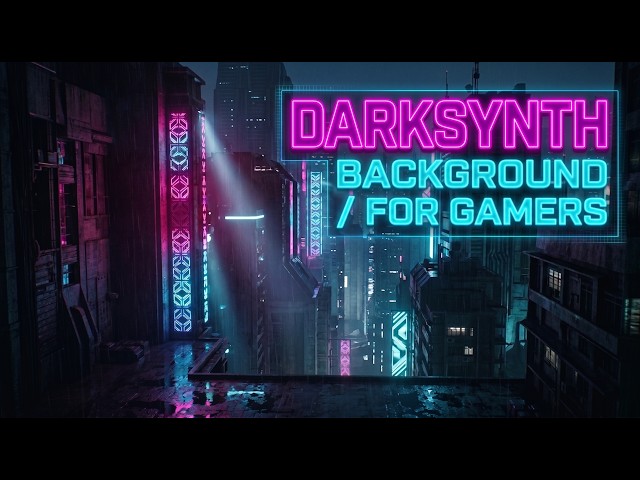 Hacking, Coding & Gaming Transmission // Cyberpunk Darksynth Mix 🎧 Dark Synthwave Music for