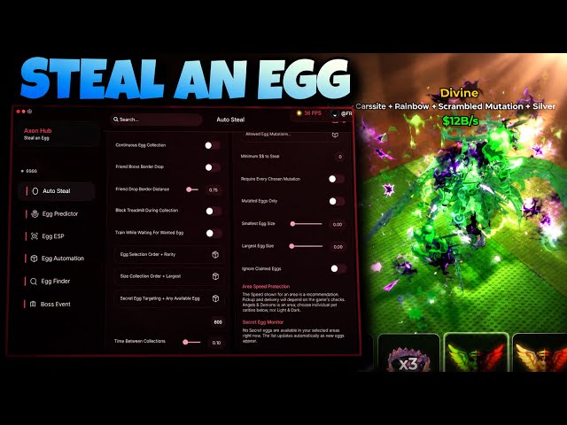 NEW STEAL AN EGG SCRIPT  | PET SPAWNER AND INSTANT STEAL AND MORE