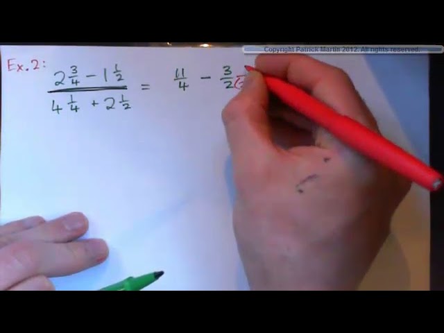 Simplify Complex Fractions with Mixed Numbers