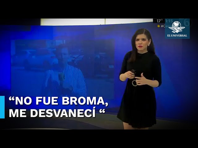 Conductora de Telediario se desvanece en plena transmisión en vivo