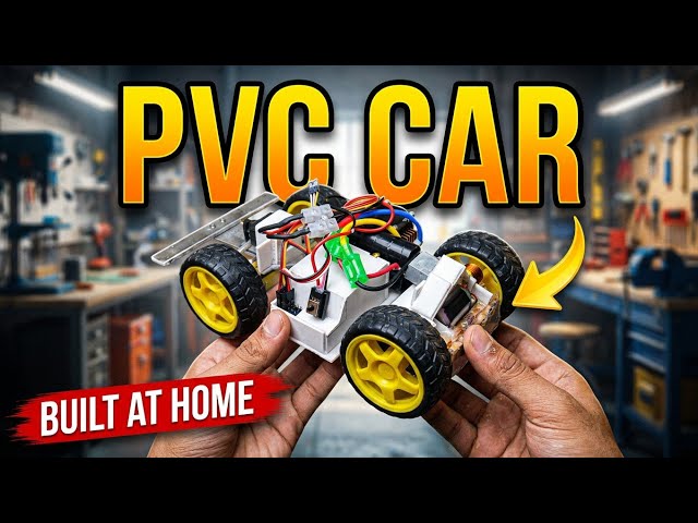 How to Build a DIY RC Car Using PVC Pipe!