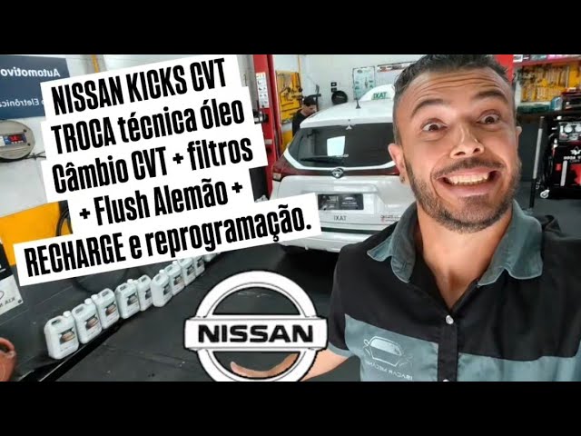 Nissan KICKS CVT - Technical CVT Transmission Fluid Change + Filters + Reprogramming and Adaptation