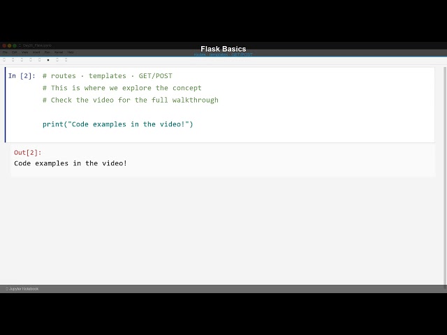 Day 26 — Flask Web Framework | 30 Days Of Python 🐍