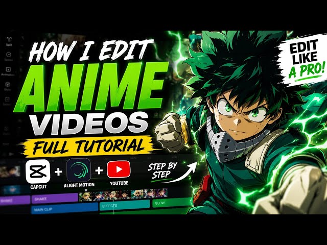 How I Edit Anime Shorts Like a Pro || Full CapCut Tutorial (2026) 