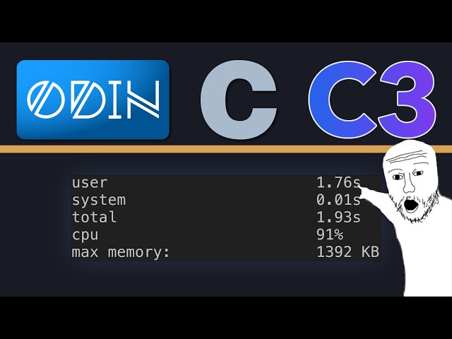 Benchmarking C3, Odin, and C Performance