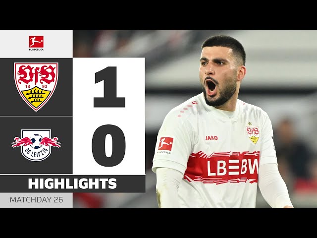 Stuttgart Wins Top Four Clash! | VFB STUTTGART - RB LEIPZIG | Highlights | Matchday 26 – Bundesliga