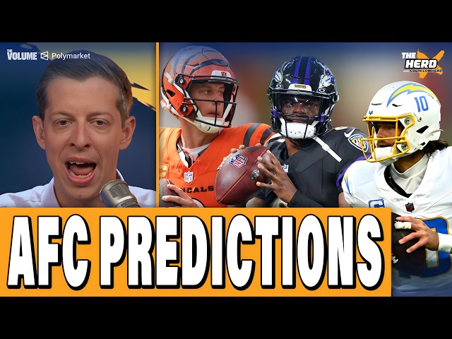 AFC Playoff PREDICTIONS: Bengals, Ravens, Chargers + Chiefs & Texans MISS playoffs? | HERD NFL