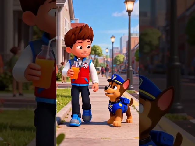 Ryder made a bottle suit for Archie, Enlightenment Early Education Children's Animation, Children'