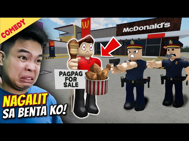 Pulis Nagalit sa Benta Kong Pagpag sa Mcdo! - ROBLOX Philippines, Consolasion Cebu