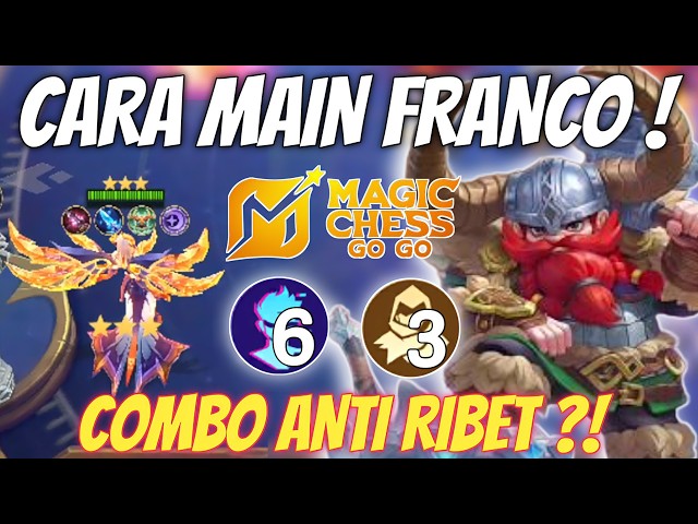 HOW TO PLAY COMMANDER FRANCO SIMPLE COMBO !!! NEW UPDATE COMMANDER FRANCO TUTORIAL Magic Chess Go Go