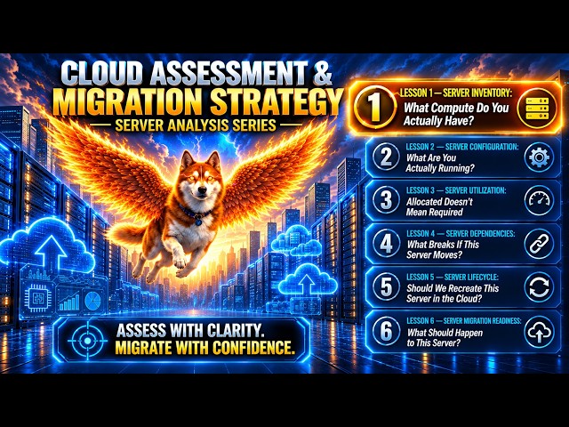 Cloud Assessment & Migration Strategy: Server Inventory | Cloud Architect Lesson 1 | PT1