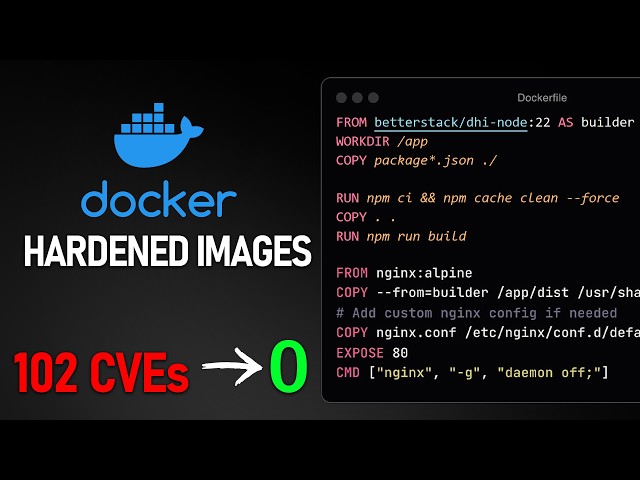 Docker Hardened Images — From 100s Vulnerabilities to 0