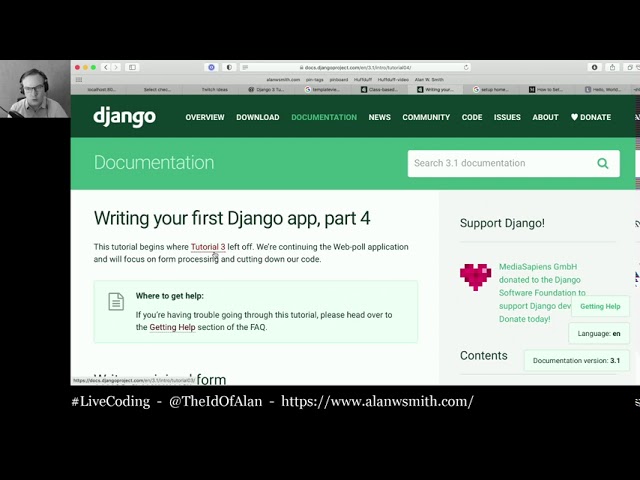 Making a Django Tutorial - Part 3 - and Creating a Python module to make unittest show red/green