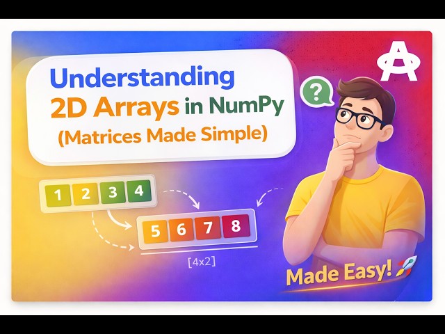 Understanding 2D Arrays in NumPy (Matrices Made Simple)