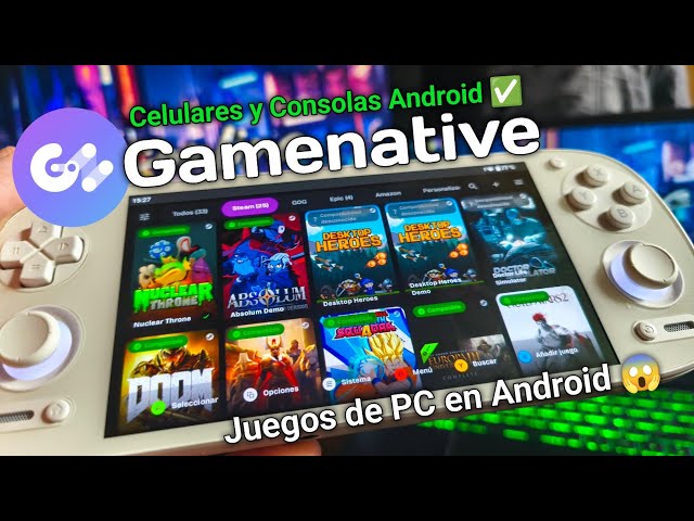 Gamenative on Android Phones and Consoles, Steam and Epic Games games, tutorials and settings!