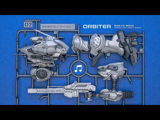 ♪Build: RaD CC-2000 ORBITER | Armored Core VI | Satisfying beat building | Speed build