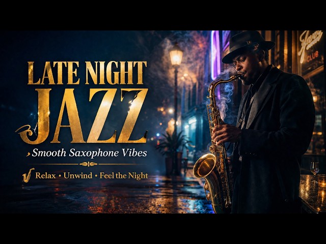 Late Night Jazz - Smooth Saxophone Vibes