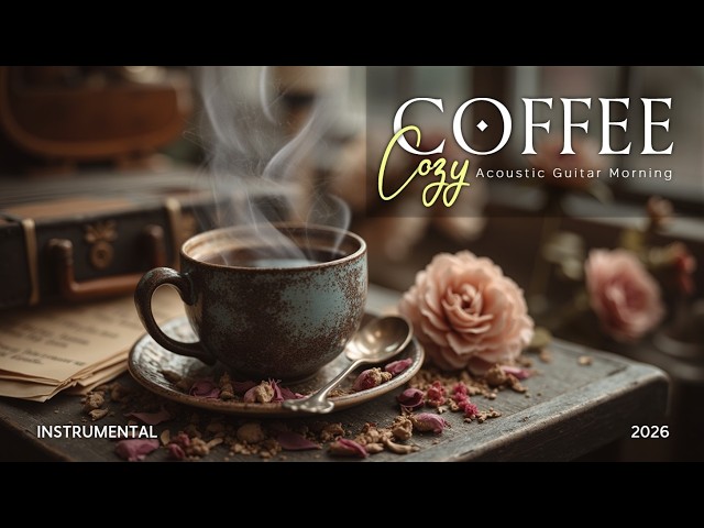 Morning coffee guitar | Relaxing acoustic guitar instrumental for cozy morning study vibe