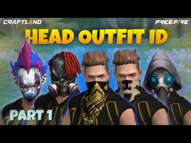 Outfit Head Code upto OB32 | Freefire Craftland | SacSo