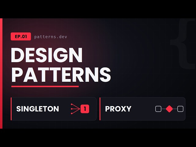 #1 Design Pattern - Singleton & Proxy Pattern