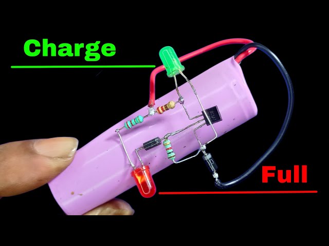 How To Make 3.7V Automatic Battery Charger..