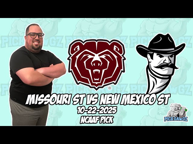 Missouri State vs New Mexico State 10/22/25 College Football Picks & Predictions | Week 9 NCAAF