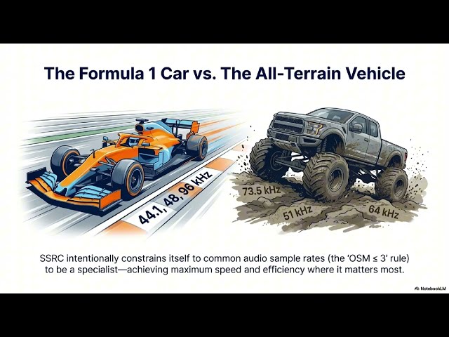 Inside Shibatch Sample Rate Converter, balancing mathematical perfection with real-world performance