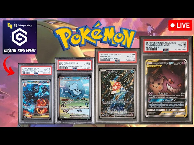 LIVE Pokemon FRIDAY NIGHT RIPS! ALT ART GENGAR MIMIKYU + MAGIKARP!