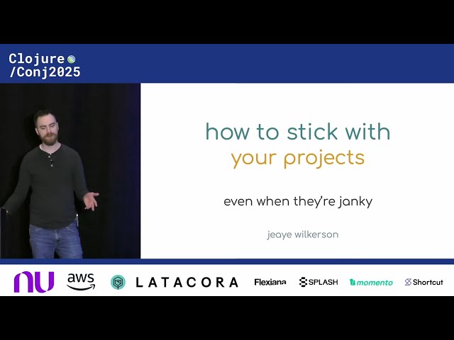 How to stick with your projects, even when they're janky - Wilkerson