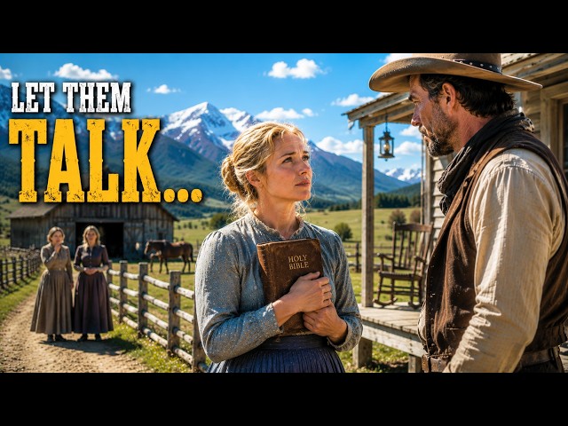 The Cowboy Said: “Folks Will Talk”… She Replied: “I Asked God to Lead Me Here” | Frontier Romance