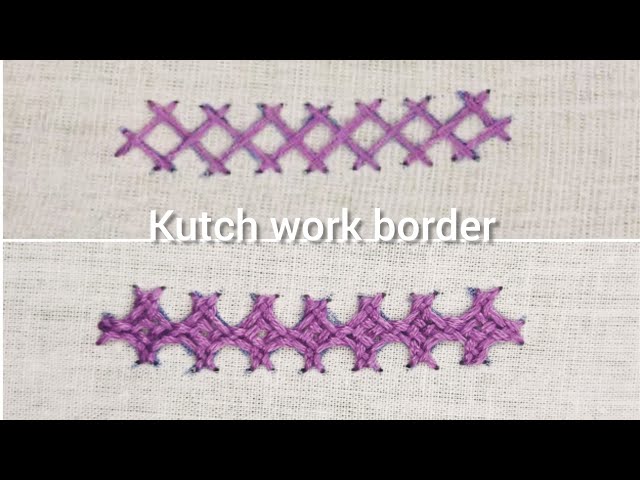 Kutch work border tutorial | part 2