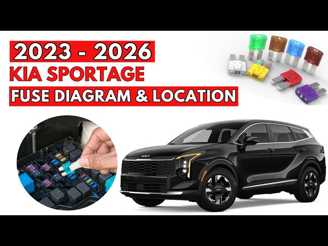 KIA Sportage (2023–2026) Fuse Box Location & Diagrams User Guide