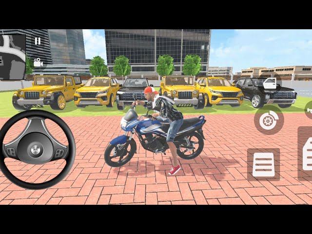 🎮 Franklin purchase by Thar 2⃣ and Fortuner 2⃣ black car 2⃣ in Indian 🇮🇳 bike ki photo simulator!!!🎮